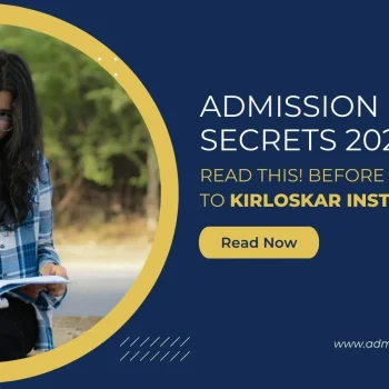 Kirloskar Institute 2026 admission